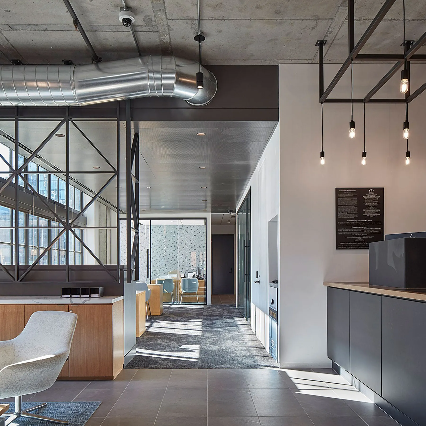 custom ceiling elements in steel by Icon Modern