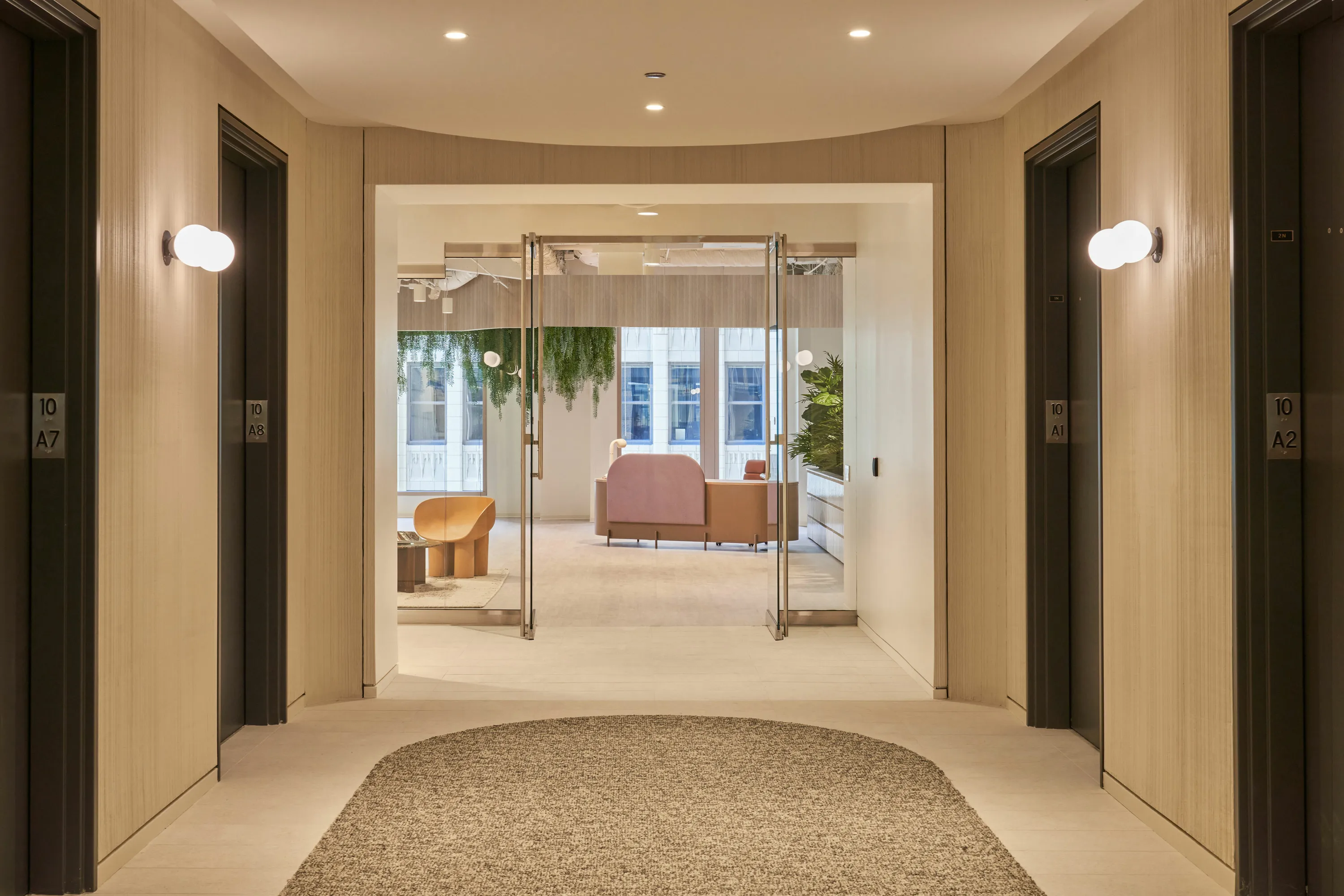 custom reception desk by Icon Modern