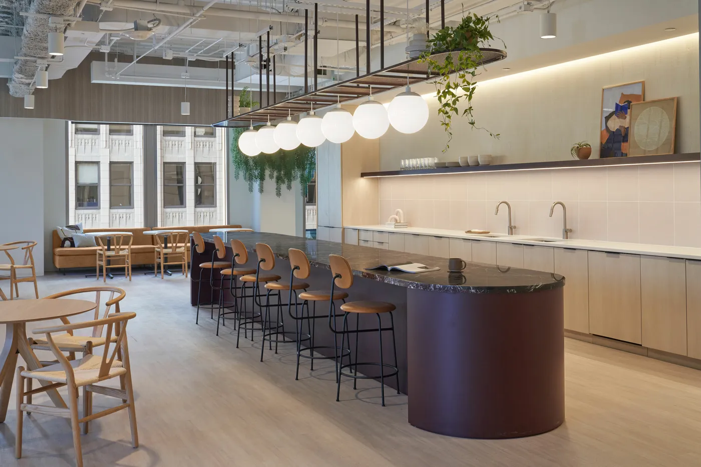 custom steel ceiling element by Icon Modern