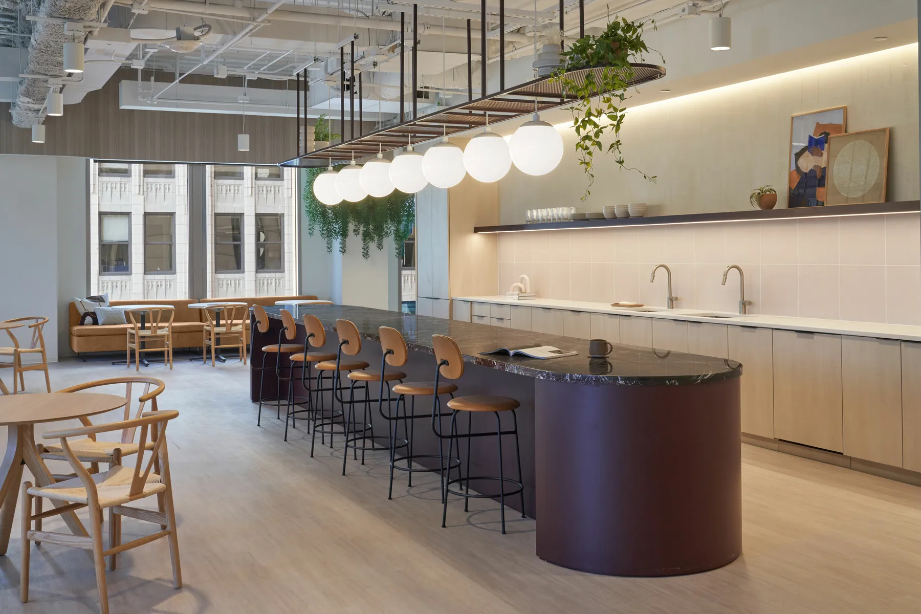 custom steel ceiling element by Icon Modern