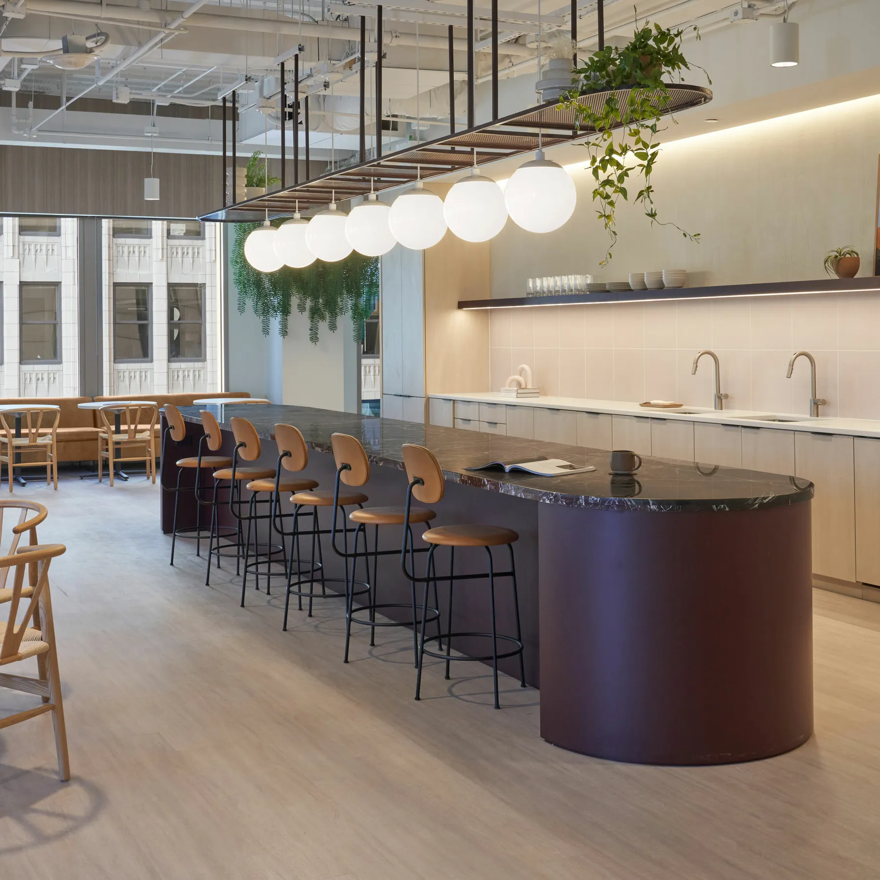 custom steel ceiling element by Icon Modern