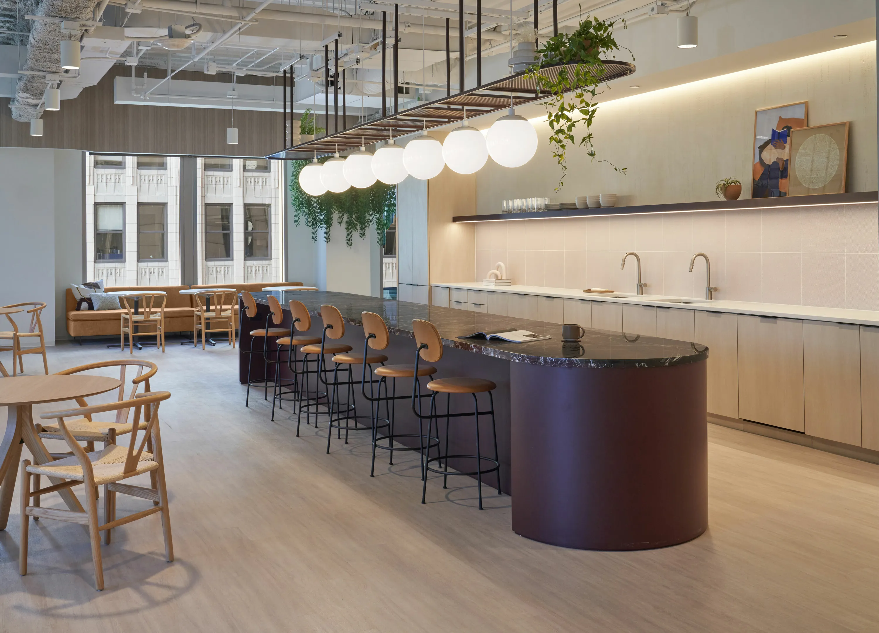 custom steel ceiling element by Icon Modern