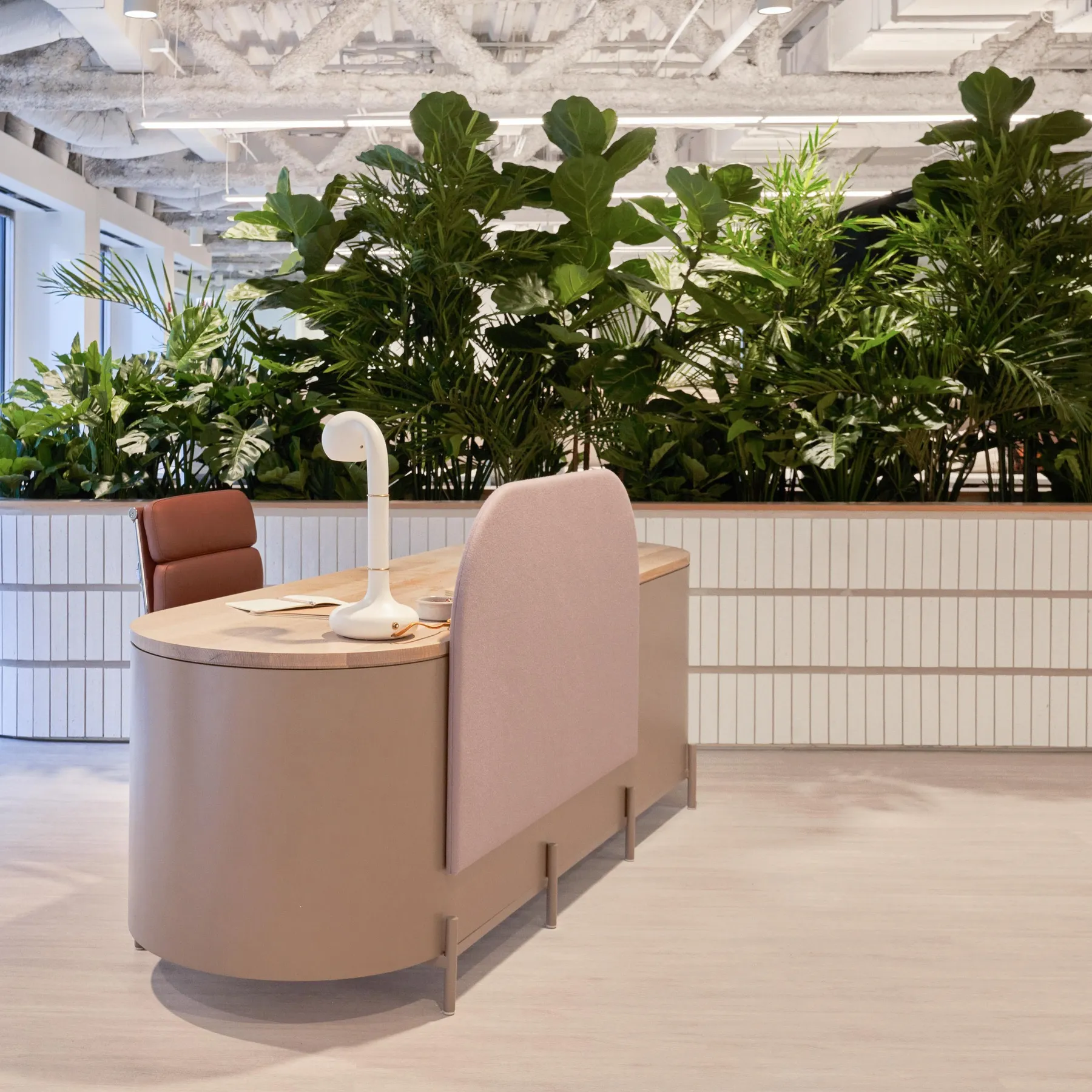 custom reception desk by Icon Modern